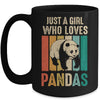 Funny Panda Design For Girls Women Panda Bear Animal Lovers Mug | teecentury