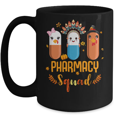 Funny Pharmacy Squad Thanksgiving Thankful Turkey Pharmacist Mug Coffee Mug | Teecentury.com