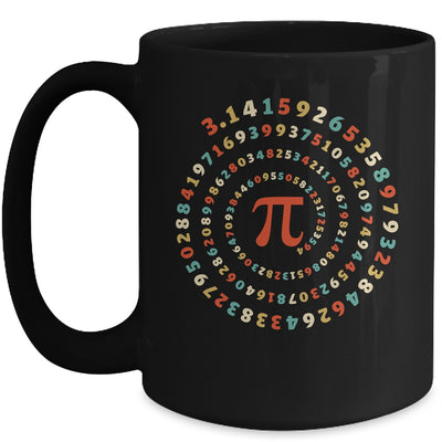 Funny Pi Day Clothing Spiral Pi Math Tee For Pi Day 314 Mug | teecentury