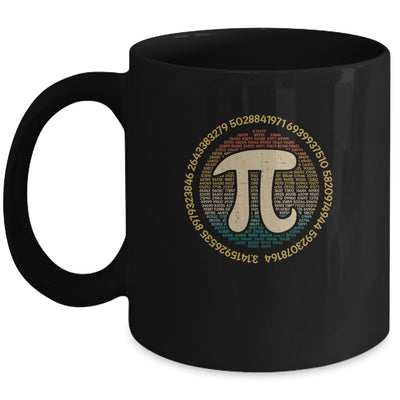 Funny Pi Day Retro Pi Symbol Math Teacher Nerd Geek 314 Mug | teecentury