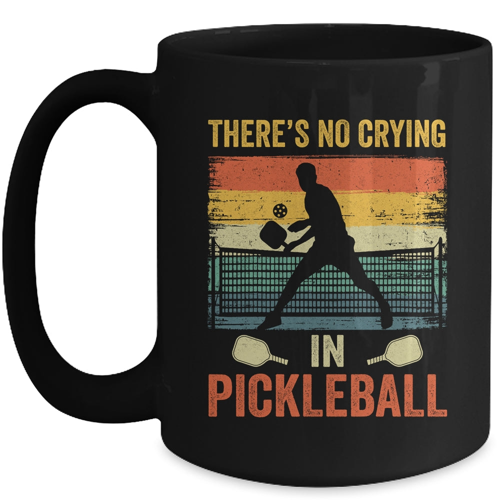 Funny Pickleball Art For Men Women Pickleball Player Paddle Mug | teecentury