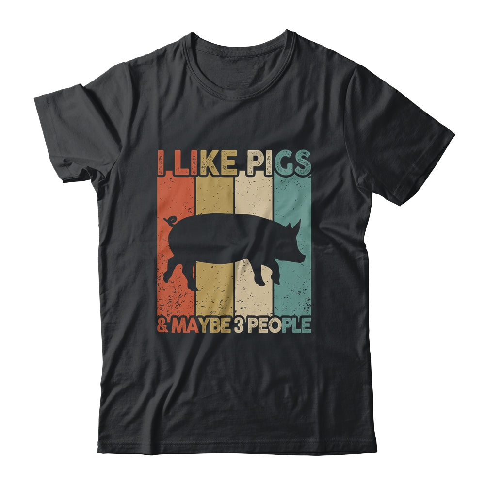 Funny Pig Design For Kids Men Women Animal Pig Vintage Shirt & Tank Top | teecentury