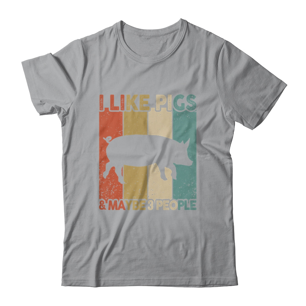 Funny Pig Design For Kids Men Women Animal Pig Vintage Shirt & Tank Top | teecentury
