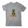 Funny Pineapple Hawaiian Hawaii Christmas Tree Lights Xmas T-Shirt & Sweatshirt | Teecentury.com