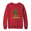 Funny Pineapple Hawaiian Hawaii Christmas Tree Lights Xmas T-Shirt & Sweatshirt | Teecentury.com