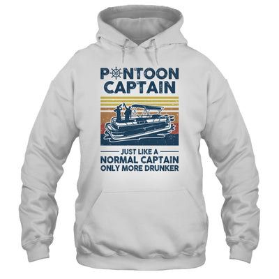 Funny Pontoon Captain Boat Lake Boating Beer Gift For Dad T-Shirt & Hoodie | Teecentury.com