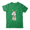 Funny Poodle Christmas Tree Santa Reindeer Pajamas T-Shirt & Sweatshirt | Teecentury.com