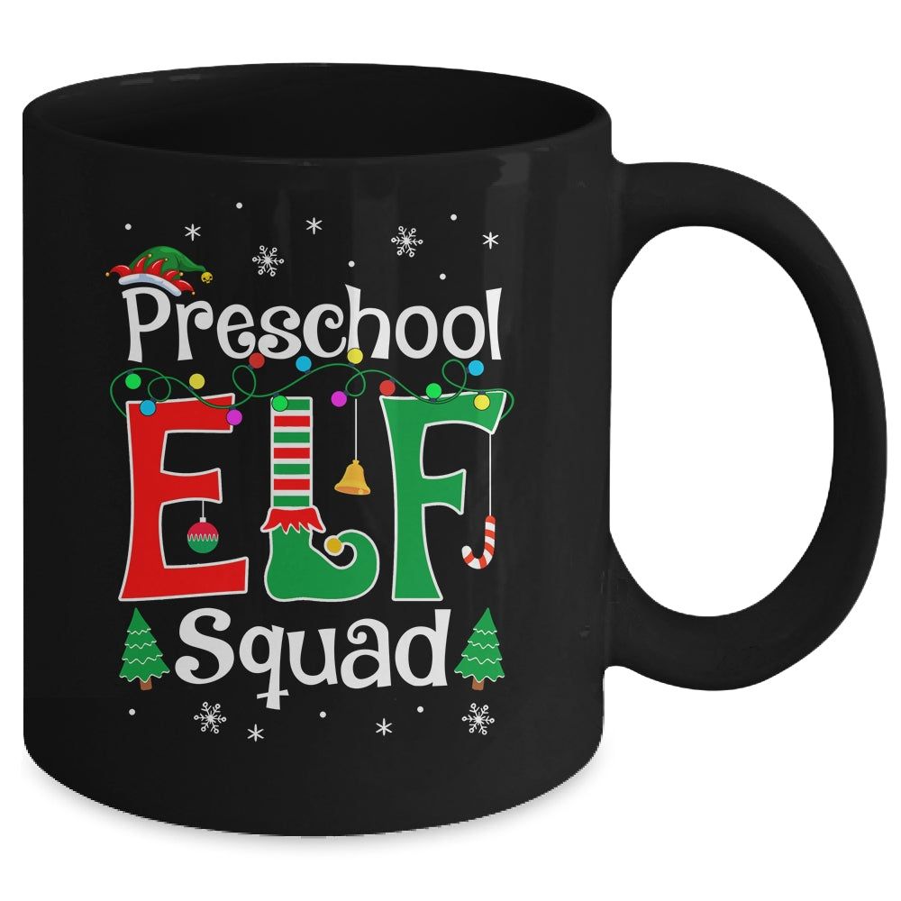 Funny Preschool Elf Squad Teacher Christmas Child Xmas Mug | teecentury