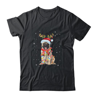 Funny Pug Christmas Tree Santa Reindeer Pajamas T-Shirt & Sweatshirt | Teecentury.com