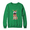 Funny Pug Christmas Tree Santa Reindeer Pajamas T-Shirt & Sweatshirt | Teecentury.com