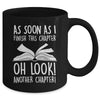 Funny Reading Just One More Chapter Book Lover Design Mug | teecentury