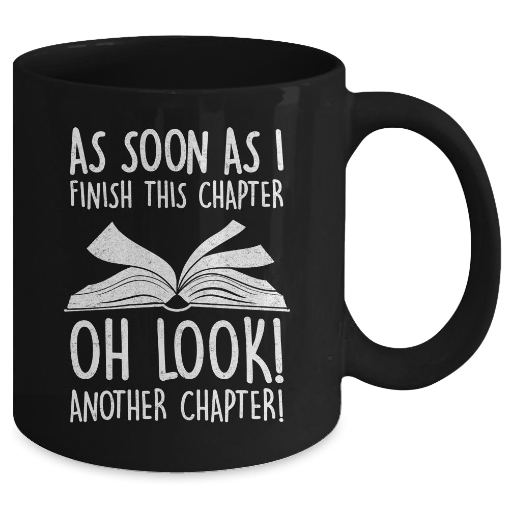 Funny Reading Just One More Chapter Book Lover Design Mug | teecentury