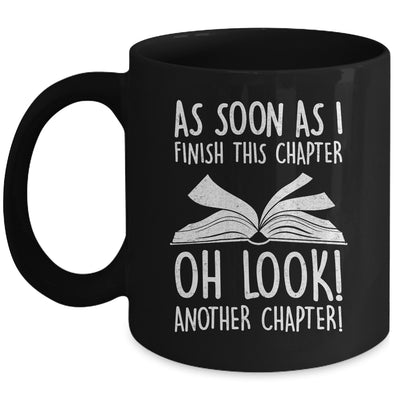 Funny Reading Just One More Chapter Book Lover Design Mug | teecentury