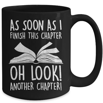 Funny Reading Just One More Chapter Book Lover Design Mug | teecentury