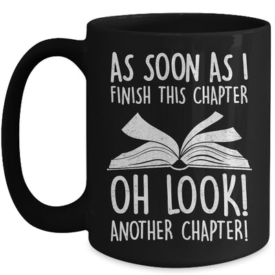 Funny Reading Just One More Chapter Book Lover Design Mug | teecentury