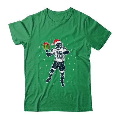 Funny Santa Hat Football Christmas Xmas T-Shirt & Sweatshirt | Teecentury.com