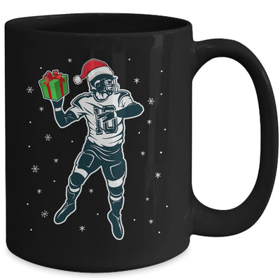 Funny Santa Hat Football Christmas Xmas Mug Coffee Mug | Teecentury.com