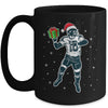 Funny Santa Hat Football Christmas Xmas Mug Coffee Mug | Teecentury.com