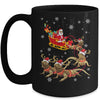 Funny Santa Riding Bearded Dragon Christmas For Reptile Love Mug Coffee Mug | Teecentury.com