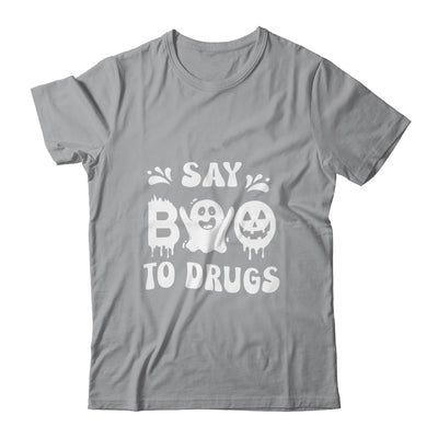 Funny Say Boo To Drugs Halloween Red Ribbon Week Awareness Shirt & Hoodie | teecentury