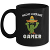 Funny Sayings Video Game Nacho Average Gamer Mexican Cactus Mug Coffee Mug | Teecentury.com