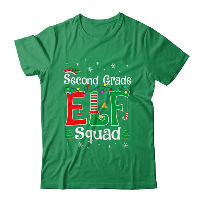 Funny Second Grade Elf Squad Teacher Christmas Child Xmas Shirt & Sweatshirt | teecentury