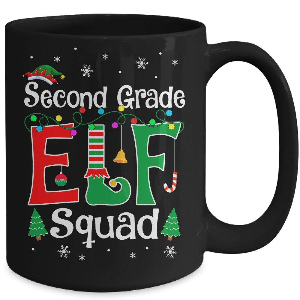 Funny Second Grade Elf Squad Teacher Christmas Child Xmas Mug | teecentury
