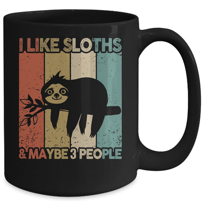 Funny Sloth Design For Kids Men Women Animal Sloth Vintage Mug | teecentury