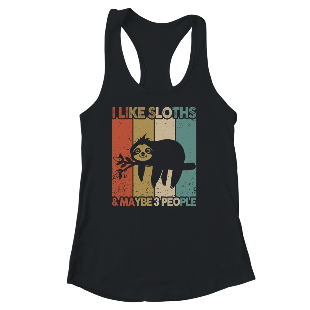 Funny Sloth Design For Kids Men Women Animal Sloth Vintage Shirt & Tank Top | teecentury