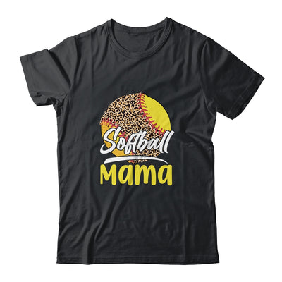 Funny Softball Mom Leopard Mothers Day Shirt & Tank Top | teecentury