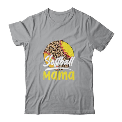 Funny Softball Mom Leopard Mothers Day Shirt & Tank Top | teecentury