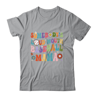 Funny Somebodys Loud Mouth Baseball Mama Mom Mothers Day Shirt & Tank Top | teecentury