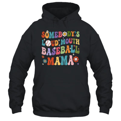 Funny Somebodys Loud Mouth Baseball Mama Mom Mothers Day Shirt & Tank Top | teecentury
