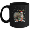 Funny Squirrel Christmas Reindeer Christmas Lights Pajama Mug Coffee Mug | Teecentury.com