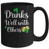 Funny St Patricks Day Drinking Drinks Well With Other Mug Coffee Mug | Teecentury.com