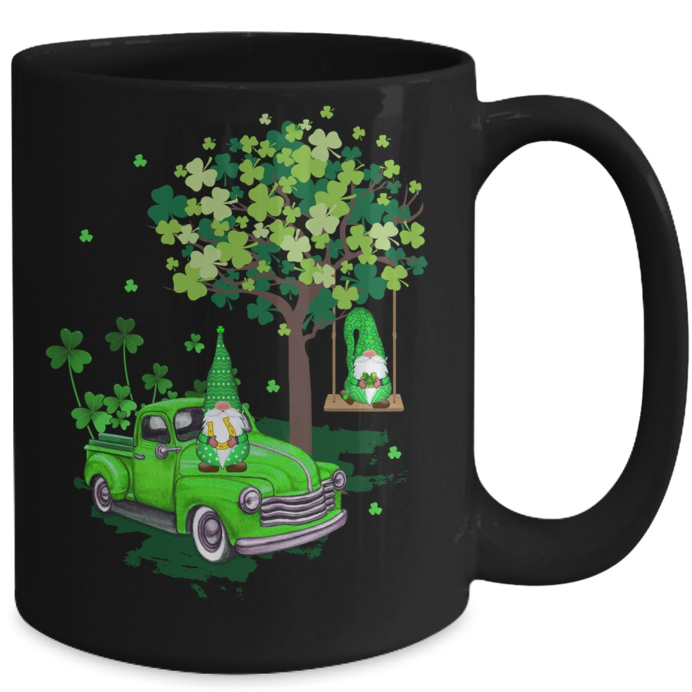 Funny St Patricks Day Gnome Truck Shamrock Gift Mug Coffee Mug | Teecentury.com