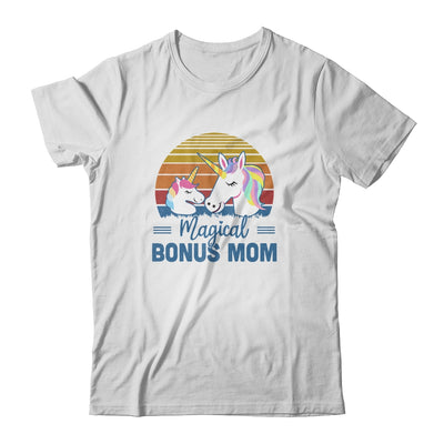 Funny Stepmom Gift Magical Bonus Mom Unicorn Vintage T-Shirt & Hoodie | Teecentury.com
