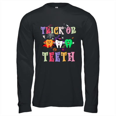 Funny Trick Or Teeth Dental Halloween Dentist Shirt & Hoodie | teecentury