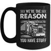 Funny Trucker Design For Men Semi Truck Driver Lover Mug | teecentury