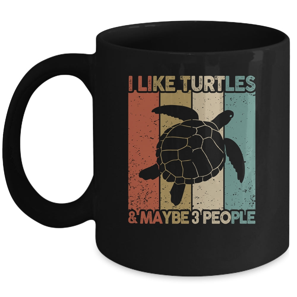 Funny Turtle Design For Kids Men Women Animal Turtle Vintage Mug | teecentury