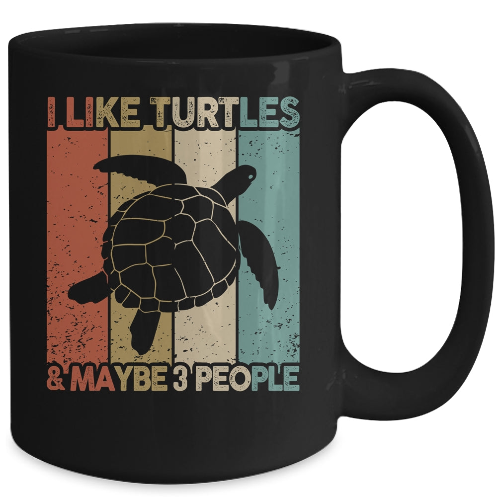 Funny Turtle Design For Kids Men Women Animal Turtle Vintage Mug | teecentury