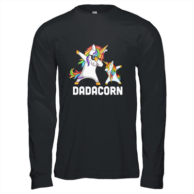 Funny Unicorn Dad Daddy Baby Dadacorn Dabbing T-Shirt & Hoodie | Teecentury.com