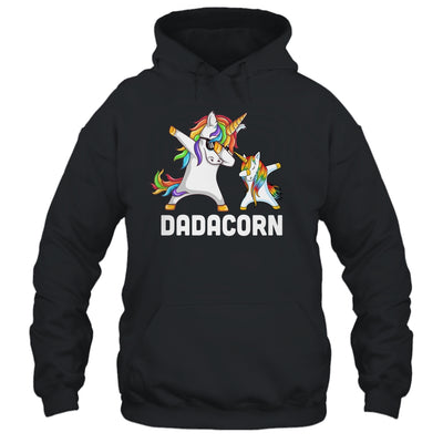 Funny Unicorn Dad Daddy Baby Dadacorn Dabbing T-Shirt & Hoodie | Teecentury.com