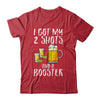 Funny Vaccination I Got My Two Shots And A Booster Shirt & Tank Top | teecentury