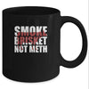 Funny Vintage Bbq Meat Eaters Smoke Brisket Not Meth Mug Coffee Mug | Teecentury.com