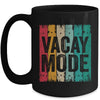 Funny Vintage Vacay Mode Summer Vacation Mug Mug Coffee Mug | Teecentury.com