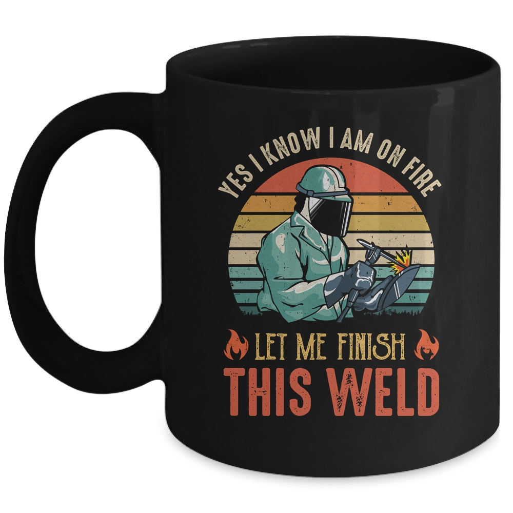 Funny Welding Design Men Dad Welder Worker Welding Vintage Mug | teecentury