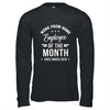 Funny Work From Home Employee Of The Month Since March 2020 T-Shirt & Hoodie | Teecentury.com