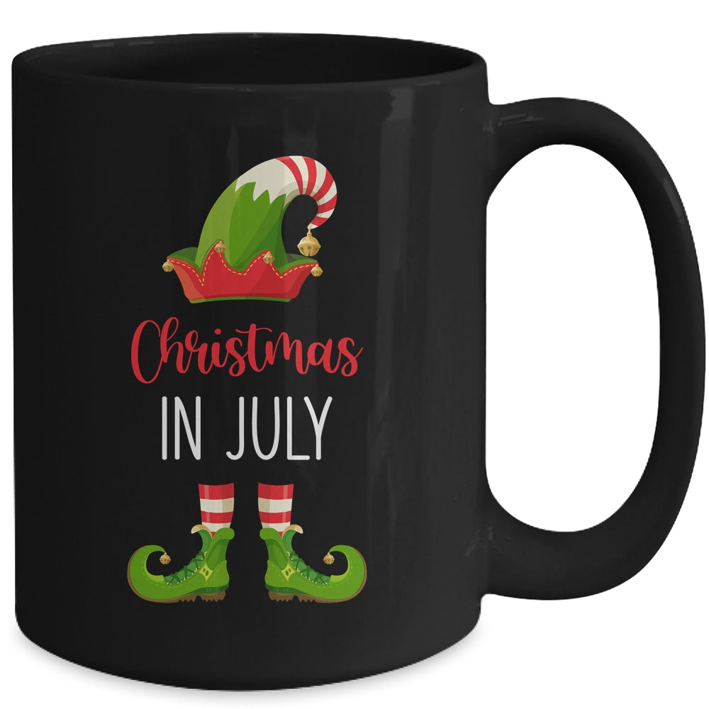 Funny Xmas Elf For A Santa Claus Lover Christmas In July Mug Coffee Mug | Teecentury.com