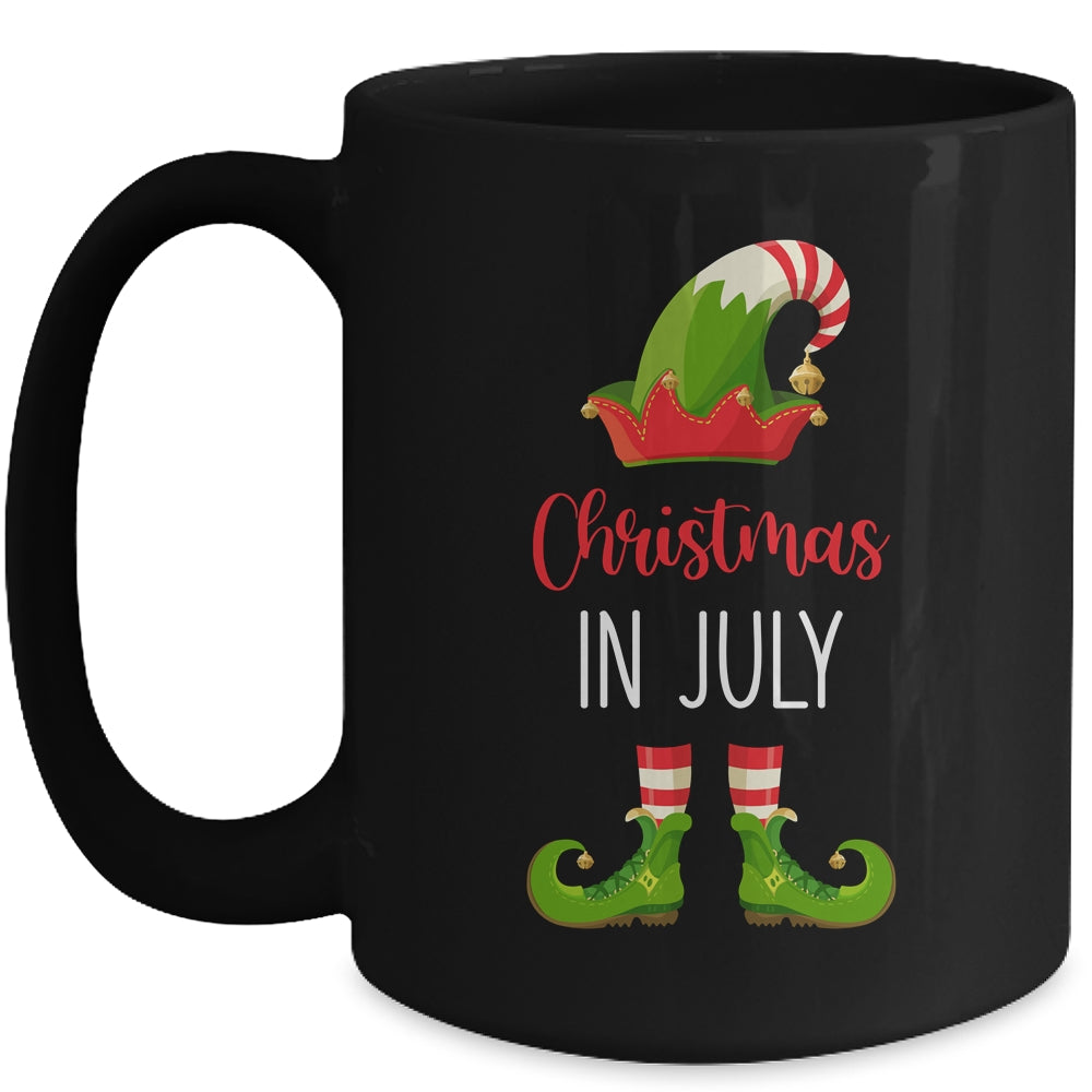 Funny Xmas Elf For A Santa Claus Lover Christmas In July Mug Coffee Mug | Teecentury.com